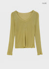 Bern V-neck Summer Knit Cardigan
