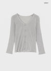 Bern V-neck Summer Knit Cardigan