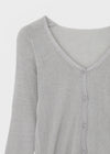 Bern V-neck Summer Knit Cardigan