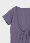 Kael Shirred Layered Short Sleeve Tee