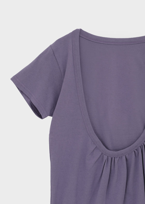 Kael Shirred Layered Short Sleeve Tee