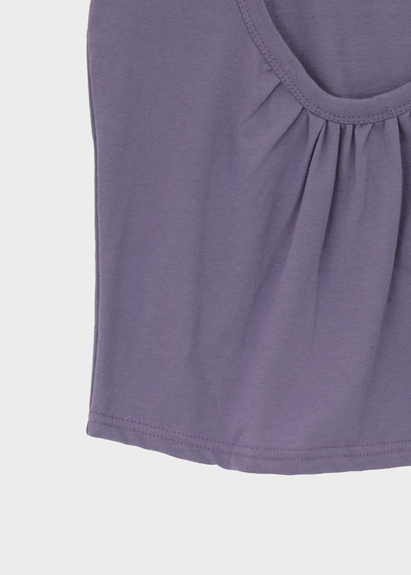Kael Shirred Layered Short Sleeve Tee
