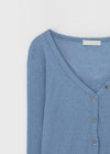 Sharti Button Deep V-Neck Cardigan (55% Linen)