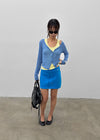 Daen Pendant Folding Miniskirt