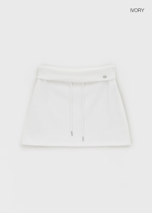 Daen Pendant Folding Miniskirt