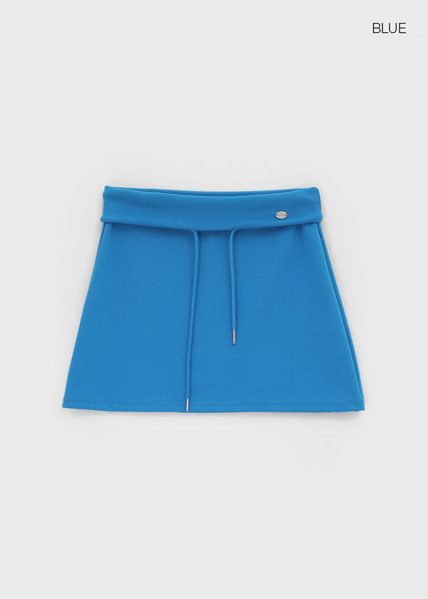 Daen Pendant Folding Miniskirt
