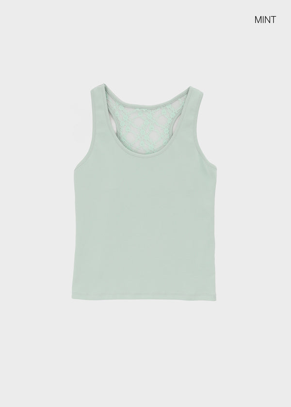 Moev Lace Mango Sleeveless