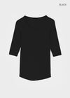 Oberlin U-neck Long 7/8 Sleeve Tee