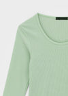 Oberlin U-neck Long 7/8 Sleeve Tee