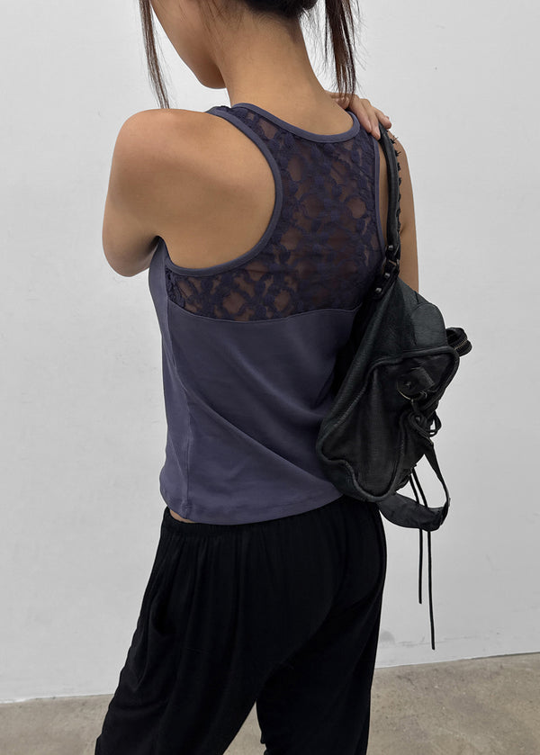 Moev Lace Mango Sleeveless