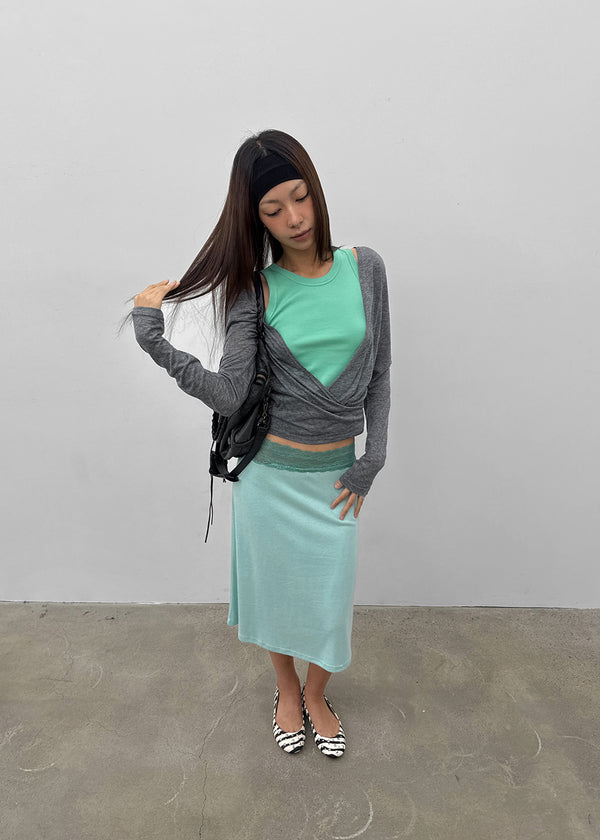 Marv Lace Midi Skirt