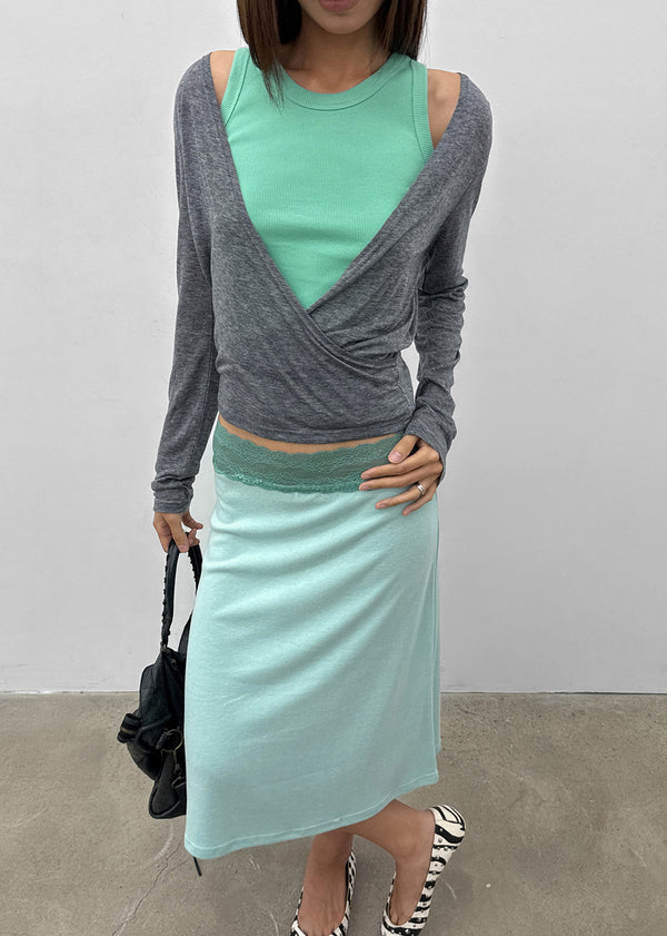 Vener ribbed sleeveless