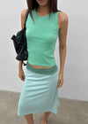 Vener ribbed sleeveless