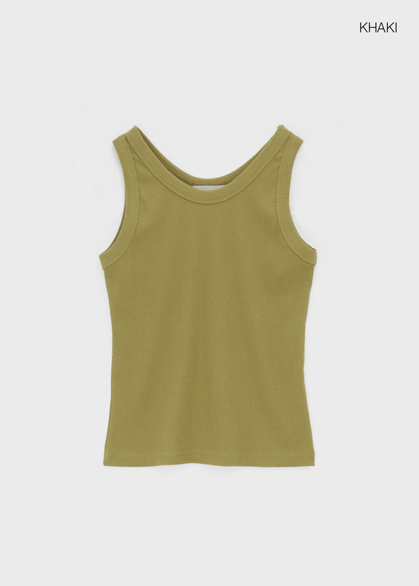Vener ribbed sleeveless