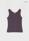 Vener ribbed sleeveless
