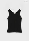 Vener ribbed sleeveless