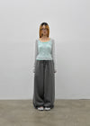(UNISEX) Pluck Wide Elastic String Pants