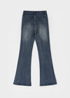 Grime Washed Bootcut Denim Pants