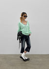 Layton Slit Capri Denim Pants