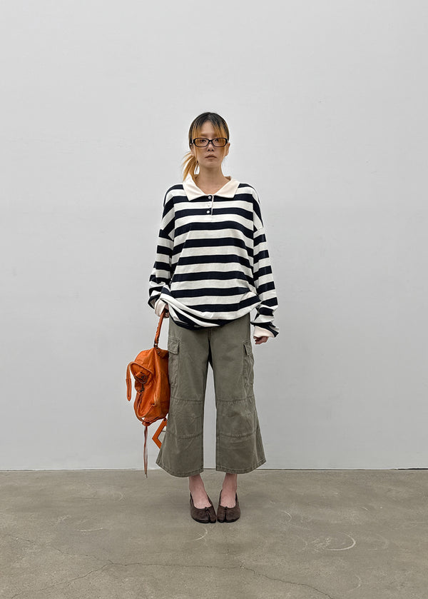 Bagari Cargo Cropped Capri Pants