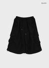 (UNISEX) Dipia Cargo Bermuda Elastic Pants