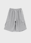 (UNISEX) Dipia Cargo Bermuda Elastic Pants