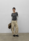 Meld Stripe Layered Long Sleeve Tee