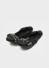 Gabit studded banding flat shoes