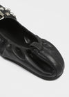 Gabit studded banding flat shoes
