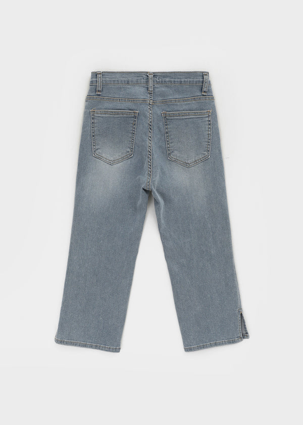 Layton Slit Capri Denim Pants