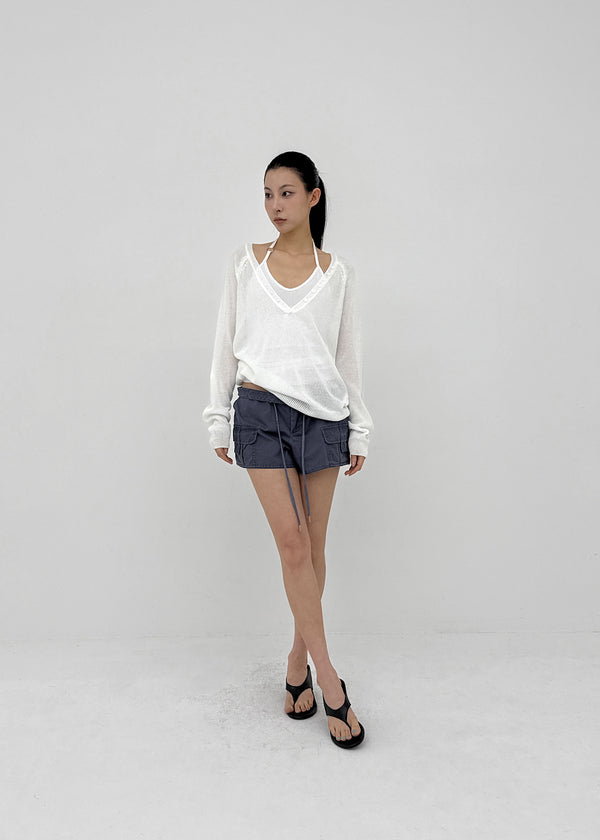 Pablen Deep V-neck Summer Knit