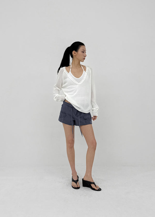 Pablen Deep V-neck Summer Knit