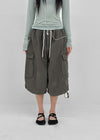 (UNISEX) Clande Banding Cargo Bermuda Shorts