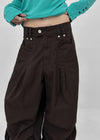 Value Pintuck Wide Cotton Pants