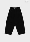 Value Pintuck Wide Cotton Pants