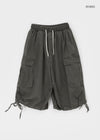 (UNISEX) Clande Banding Cargo Bermuda Shorts