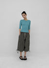 Brine Ribbed Henley Neck Sleeveless Tee