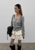 Noard tiered mini skirt pants