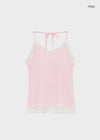 Patina Tencel Lace Halter Sleeveless (Built-in Cup)