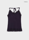 Patina Tencel Lace Halter Sleeveless (Built-in Cup)