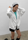 (UNISEX) Vibe Loose Fit Two-Way Zip-Up Hoodie