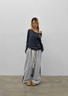 (UNISEX) Derby Track Elastic Pants