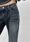 Baddie Low Washed Bootcut Denim Pants