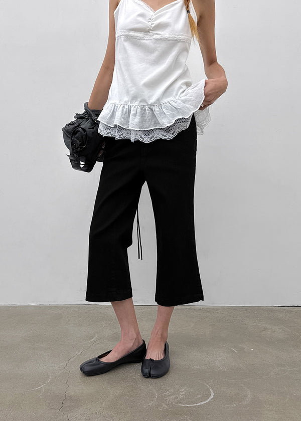 Tetsu Slit Capri Pants