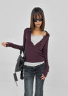Serge collared long-sleeve shirt