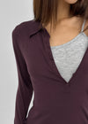 Serge collared long-sleeve shirt