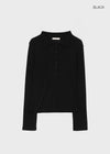 Serge collared long-sleeve shirt