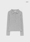 Serge collared long-sleeve shirt