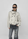 Tarki Double-Button Trench Jacket
