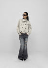 Shop Damaged Bootcut Denim Pants